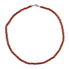 Collier en argent et Jaspe sanguin