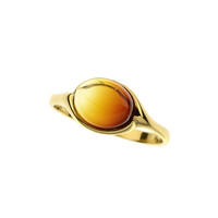 Bague en argent et Ambre baltique