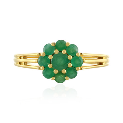 Bague en argent et Emeraude de Socoto