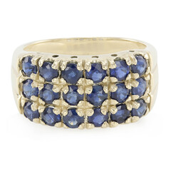 Bague en or et Saphir de Birmanie