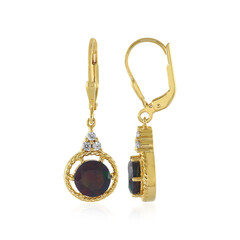 Boucles d'oreilles en argent et Opale Mezezo
