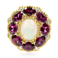 Bague en argent et Opale Welo (Dallas Prince Designs)