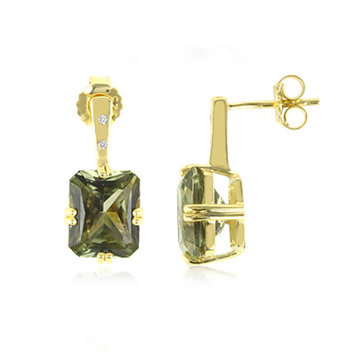 Boucles d'oreilles en argent et Zultanite
