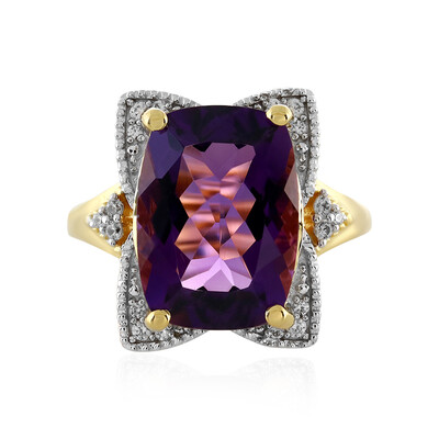 Bague en argent et Améthyste du Maroc