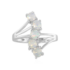 Bague en argent et Opale Welo