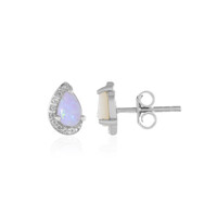 Boucles d'oreilles en argent et Opale d'Australie