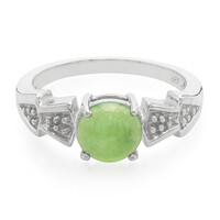 Bague en argent et Chrysoprase impériale