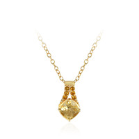 Collier en argent et Citrine