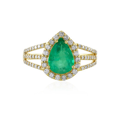 Bague en or et Emeraude d'Ethiopie (AMAYANI)