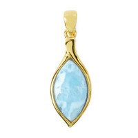 Pendentif en argent et Larimar