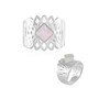 Bague en argent et Opale Welo AAA (de Melo)
