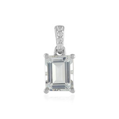 Pendentif en argent et Topaze blanche