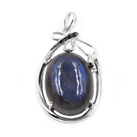 Pendentif en argent et Labradorite