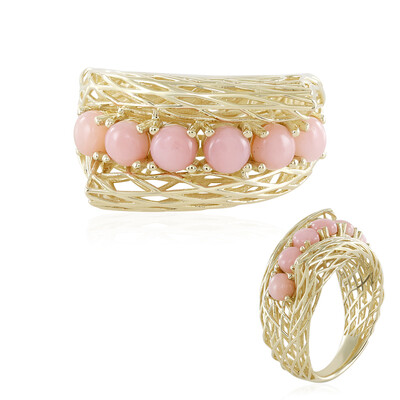Bague en or et Opale rose (Ornaments by de Melo)