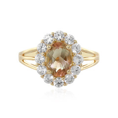 Bague en or et Pierre du Soleil de l’Orégon
