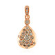 Pendentif en or et Diamant rose de France SI1 d'Argyle  (Annette)