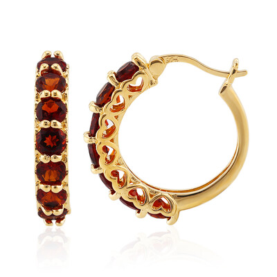 Boucles d'oreilles en argent et Citrine Madère