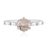 Bague en or et Morganite du Brésil