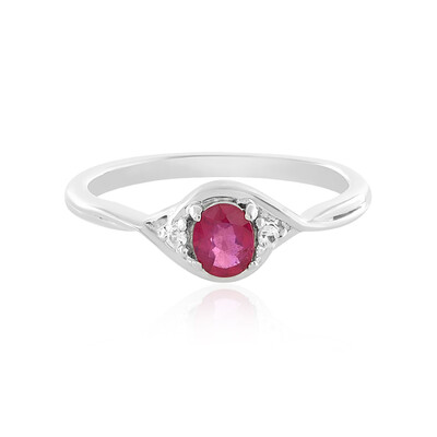 Bague en argent et Rubis de Bemainty