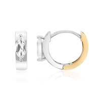 Boucles d'oreilles en argent et Topaze blanche