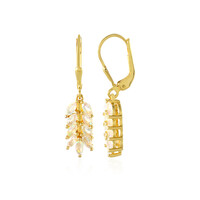 Boucles d'oreilles en argent et Opale Welo
