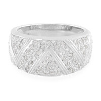 Bague en argent et Zircon