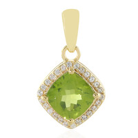 Pendentif en argent et Péridot