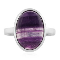 Bague en argent et Fluorite