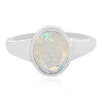 Bague en argent et Opale Welo