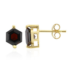 Boucles d'oreilles en argent et Grenat