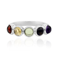 Bague en argent et Grenat du Mozambique