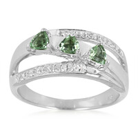 Bague en argent et Tourmaline Paraïba