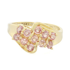 Bague en or et Saphir Padparadscha non chauffé (AMAYANI)