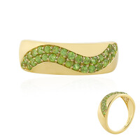 Bague en or et Démantoïde de Russie (La Revelle)