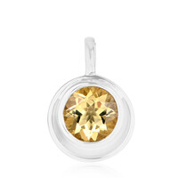Pendentif en argent et Labradorite dorée