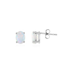 Boucles d'oreilles en argent et Opale Welo