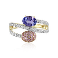 Bague en or et Tanzanite