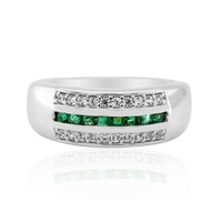 Bague en argent et Emeraude de Zambie