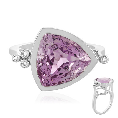 Bague en argent et Améthyste Rose de France (PHANTASIA)
