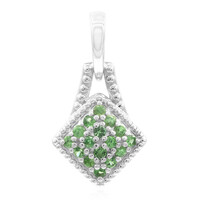 Pendentif en argent et Grenat Tsavorite