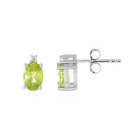 Boucles d'oreilles en argent et Péridot