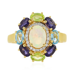 Bague en argent et Opale Welo