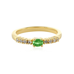 Bague en argent et Grenat Tsavorite