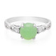 Bague en argent et Chrysoprase impériale