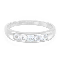 Bague pour homme en argent et Tourmaline
