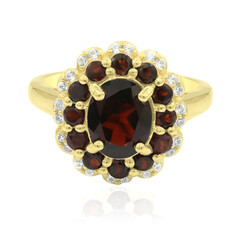 Bague en argent et Grenat