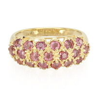 Bague en or et Saphir Padparadscha non chauffé (AMAYANI)
