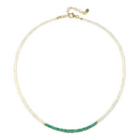 Collier en argent et Emeraude de Zambie