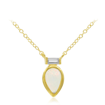 Collier en argent et Opale Welo