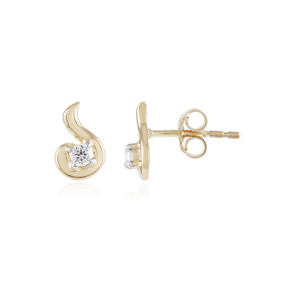 Boucles d'oreilles en or et Diamant SI1 (H)
